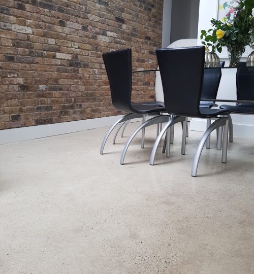 Dining room polished concrete5