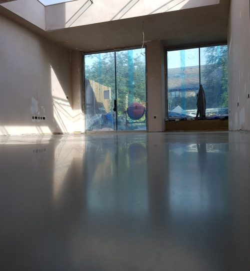 Kitchen Dining Polished concrete floor-06