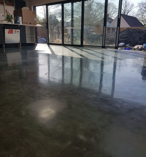 Kitchen Dining Polished concrete floor-08