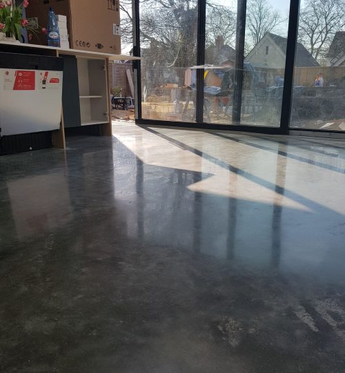 Kitchen Dining Polished concrete floor-09