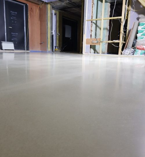 Kitchen Dining Polished concrete floor-12