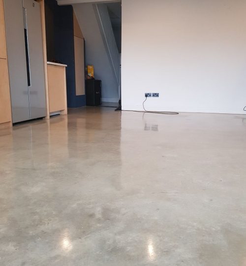 Kitchen Dining Polished concrete floor-17