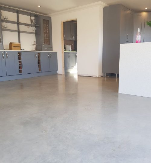 Kitchen Dining Polished concrete floor-18