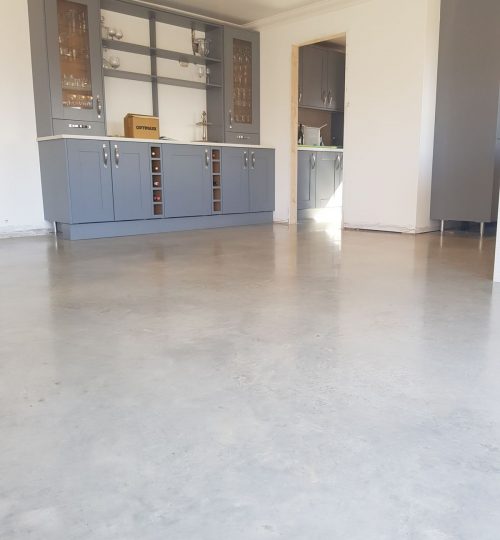 Kitchen Dining Polished concrete floor-20