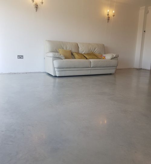Kitchen Dining Polished concrete floor-21