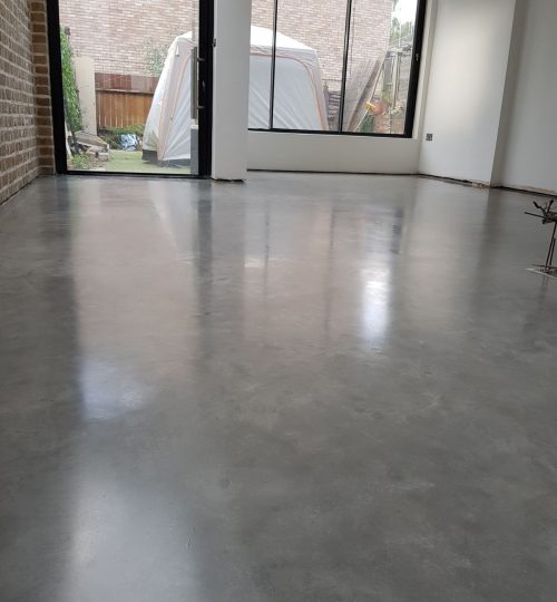Kitchen Dining Polished concrete floor-22