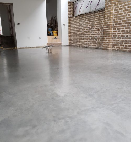 Kitchen Dining Polished concrete floor-24