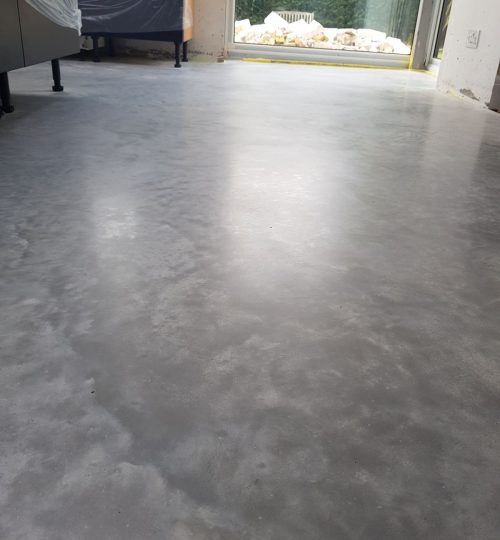 Kitchen Dining Polished concrete floor-27
