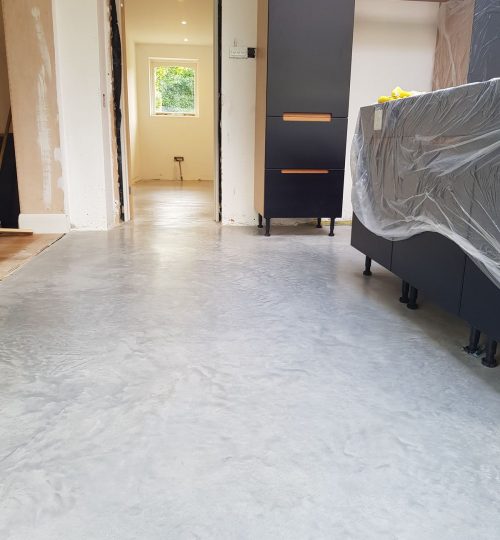 Kitchen Dining Polished concrete floor-28