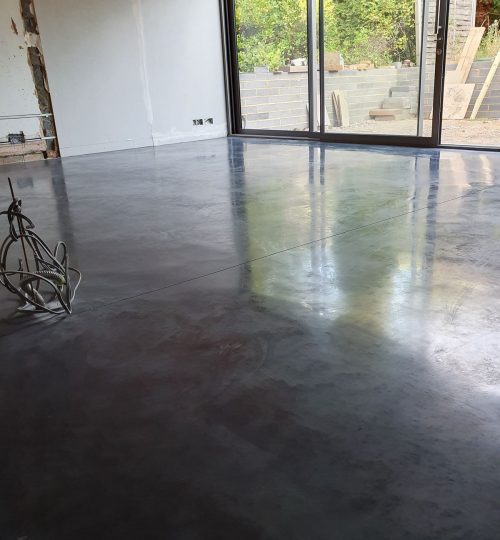 Kitchen Dining Polished concrete floor-29