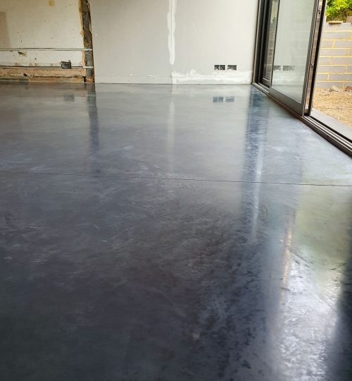 Kitchen Dining Polished concrete floor-30