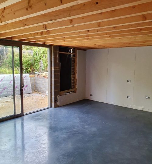 Kitchen Dining Polished concrete floor-32