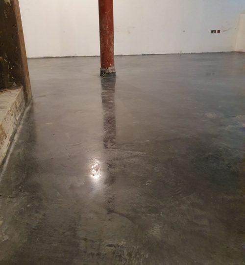 Kitchen Dining Polished concrete floor-34