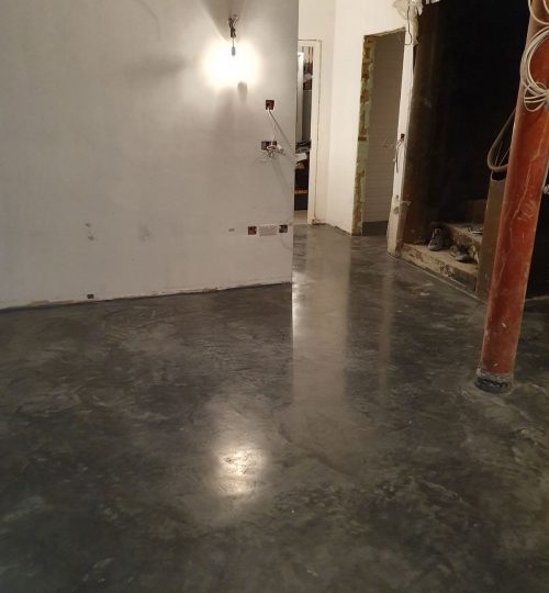 Kitchen Dining Polished concrete floor-37
