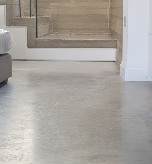 Microcement floor