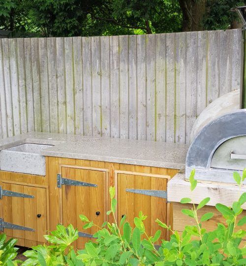 Pizza oven worktop